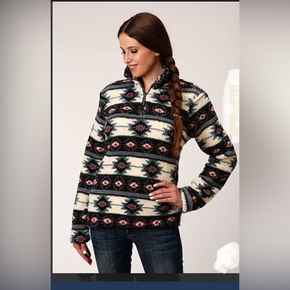 Roper Aztec Pullover Fleece - Picture 6 of 6